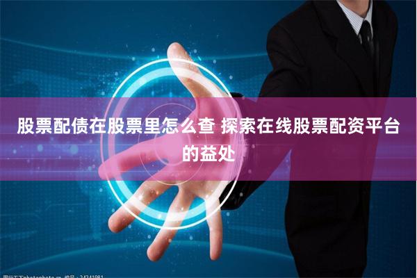 股票配债在股票里怎么查 探索在线股票配资平台的益处